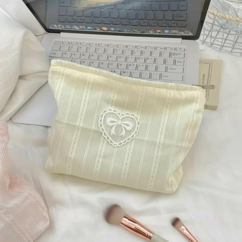 Sweetie Bow Cosmetic Bag - Sunshine.