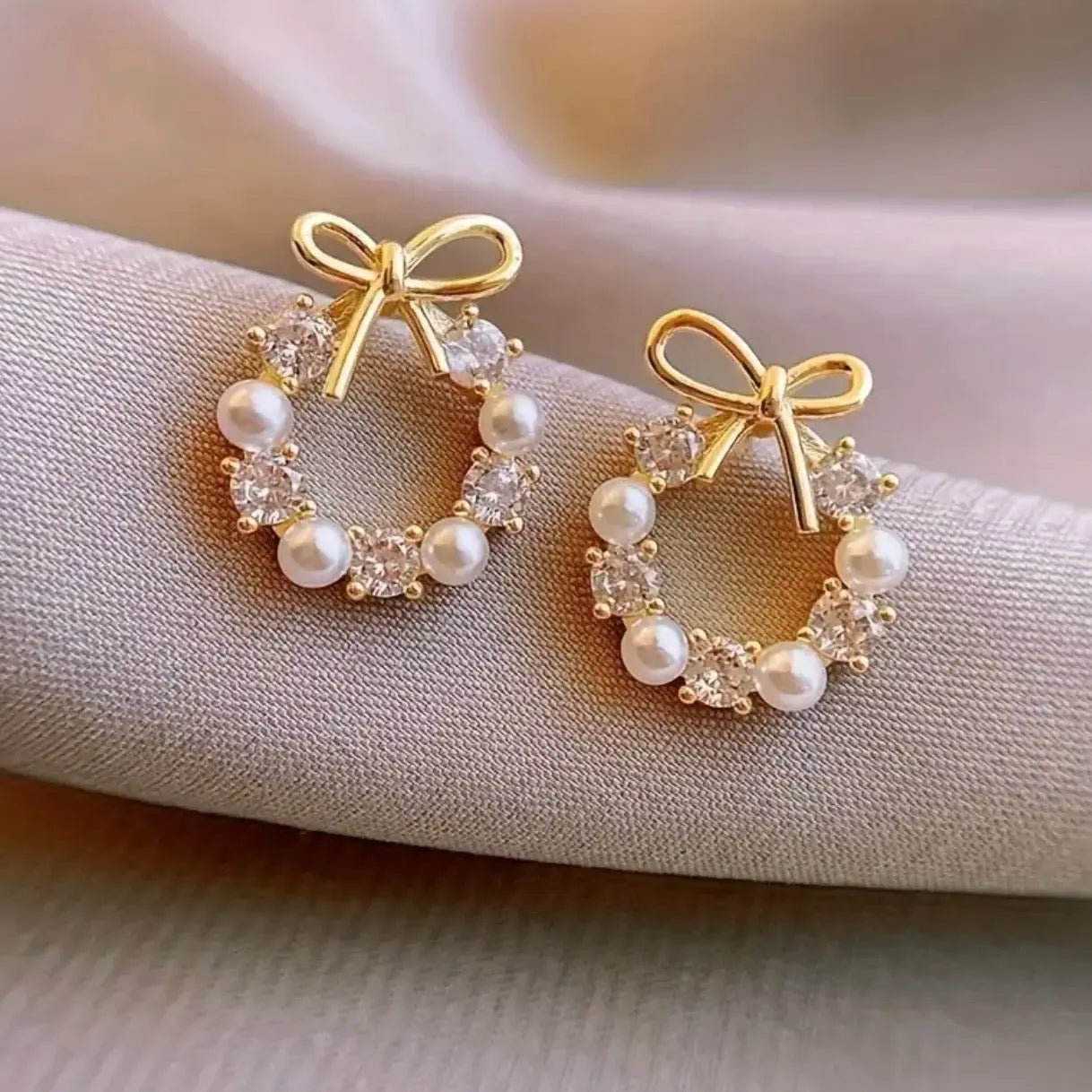 Bow Kiss Earrings Ribboned Collective