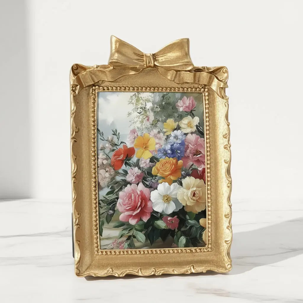 Vintage Bow Keepsake Frame - Classic Ribboned Collective