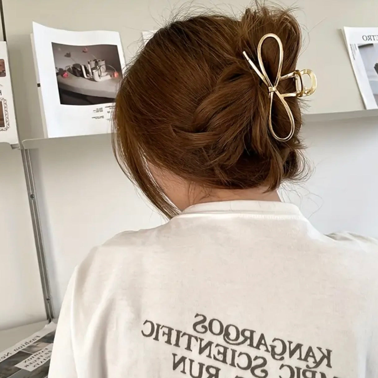 Serene Bow Claw Clip.