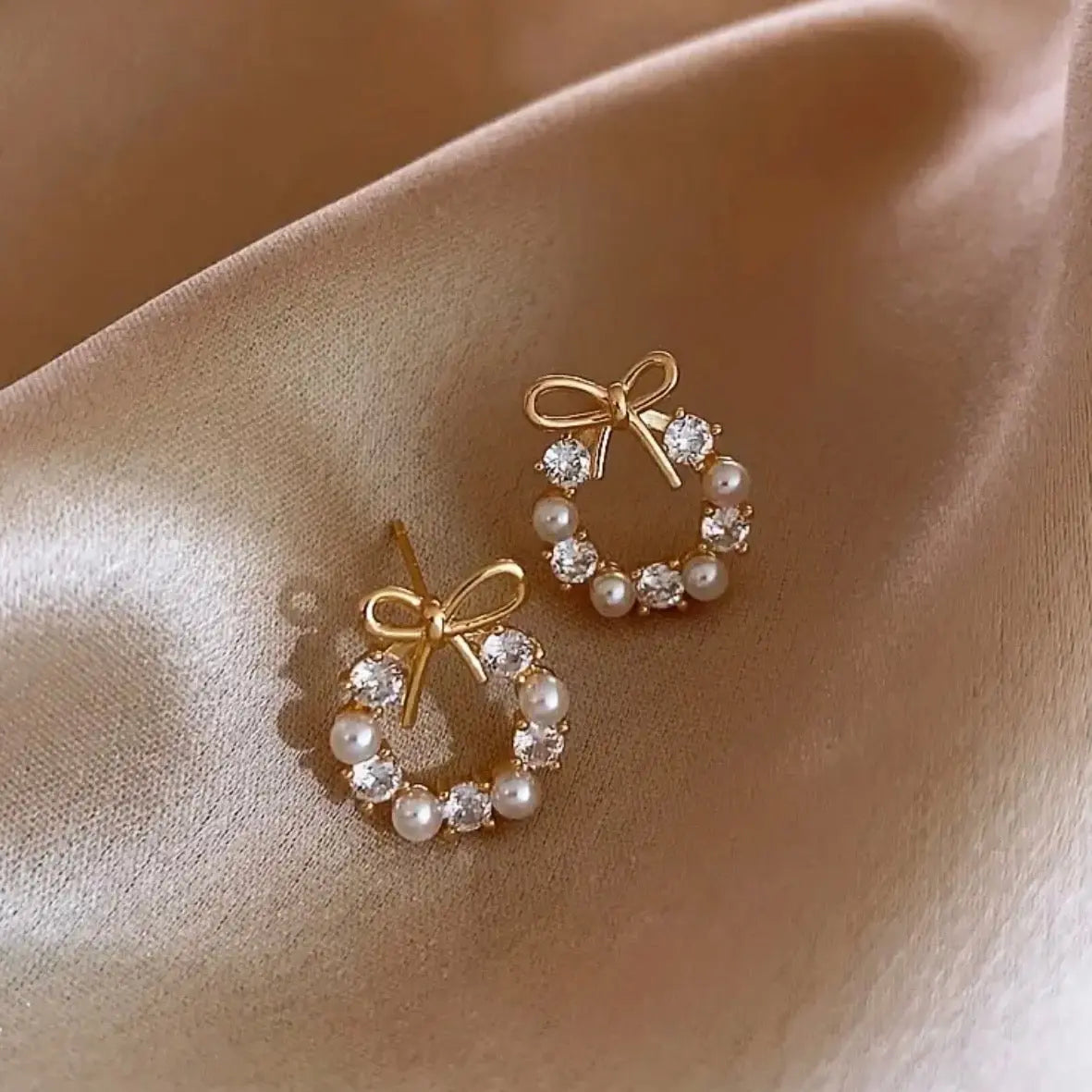 Bow Kiss Earrings Ribboned Collective