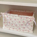 Sweet Nest Basket - Pink Floral Ribboned Collective