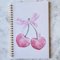 Sweet Cherry Bow Notebook Ribboned Collective