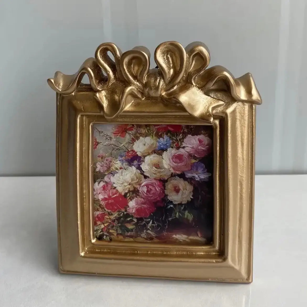 Vintage Bow Keepsake Frame - Square Ribboned Collective