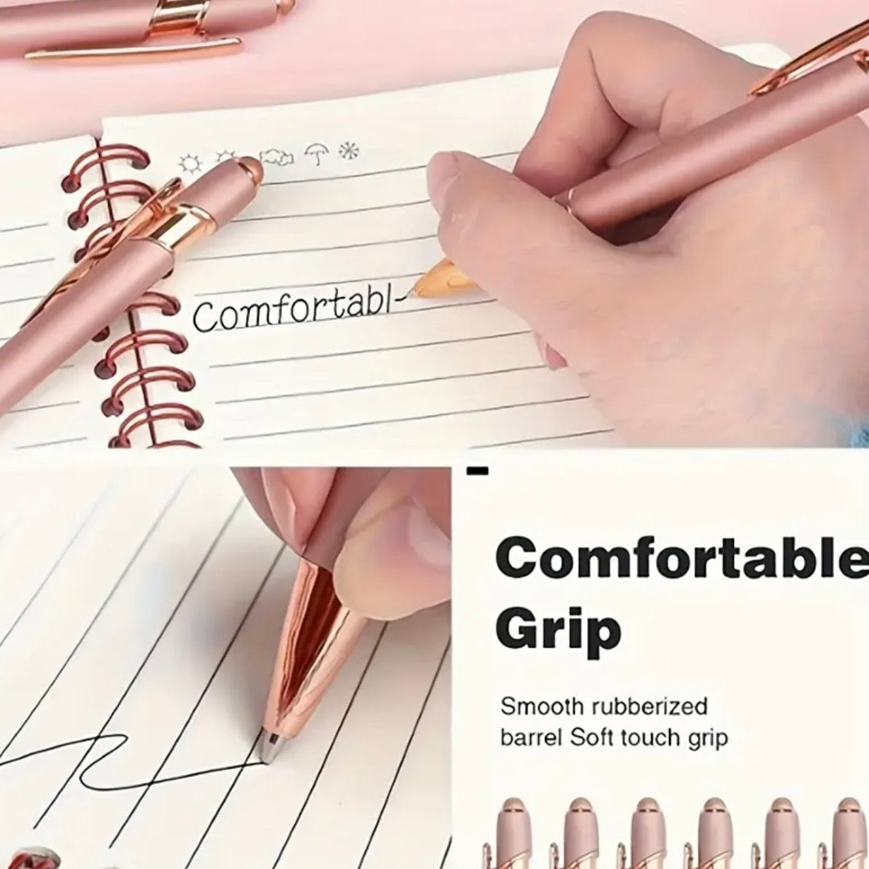 Rose Radiance Pen Collection — 8pcs.