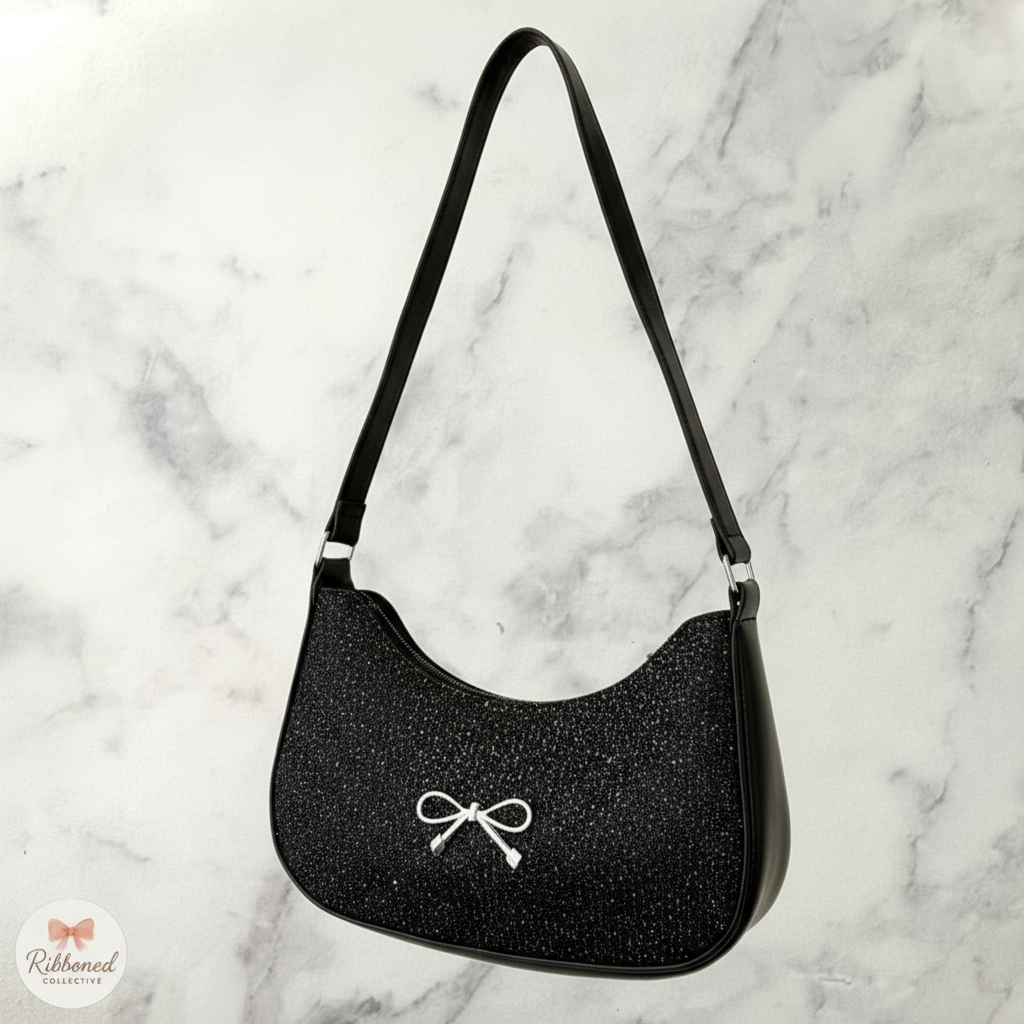 Aria Bow Bag – Onyx.