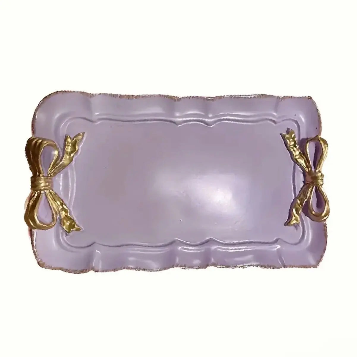 Bow Trinket Tray - Lilac Ribboned Collective