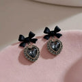 Midnight Bow Earrings.