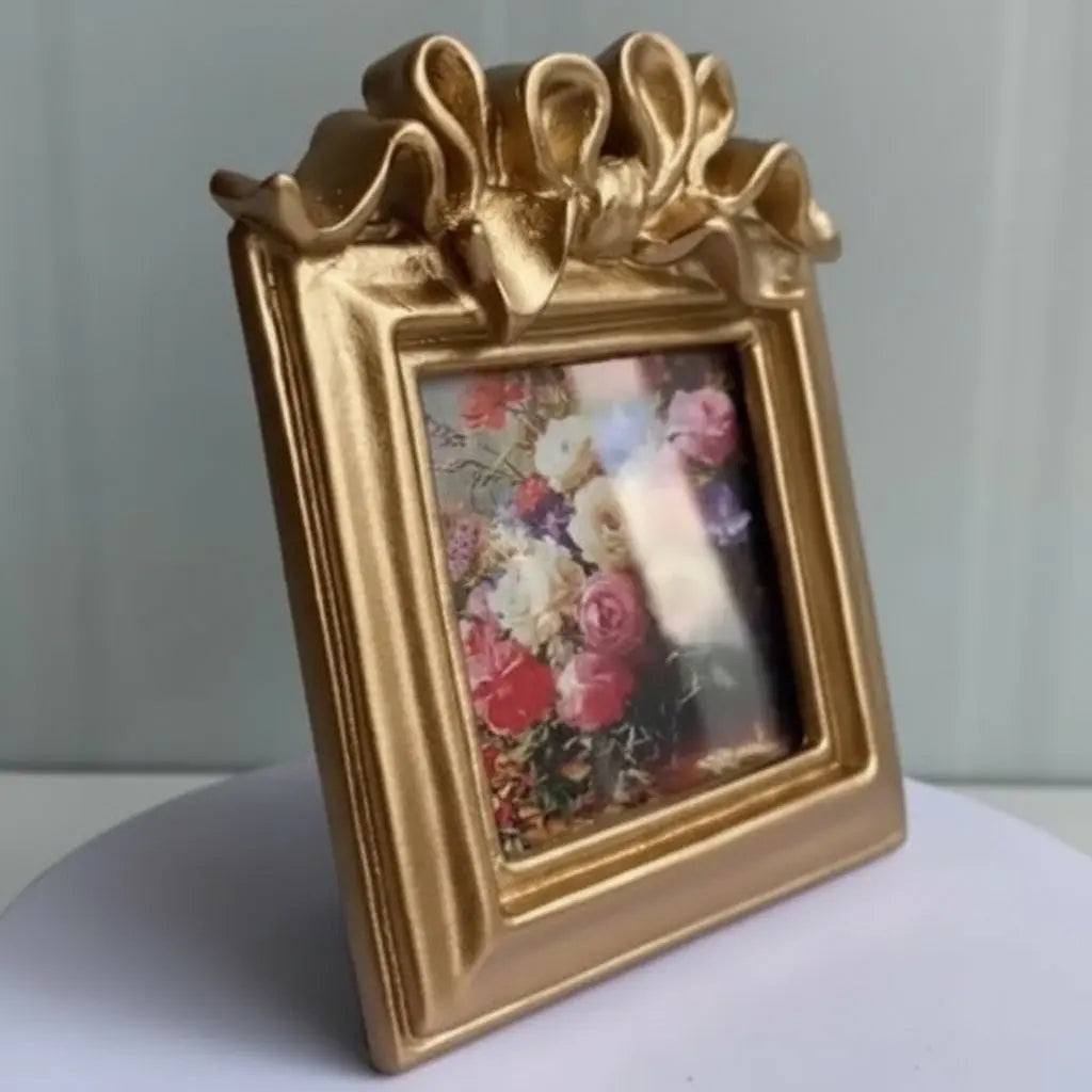 Vintage Bow Keepsake Frame - Square Ribboned Collective