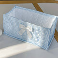 Sweet Nest Basket - Blue Plaid Ribboned Collective