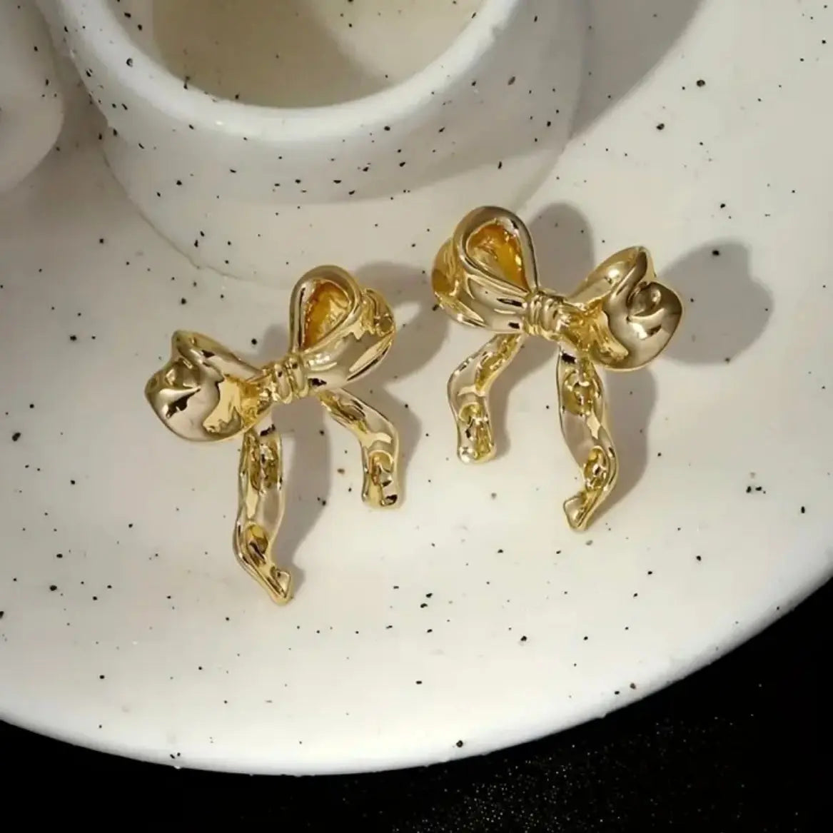 Katie Bow Earrings Ribboned Collective