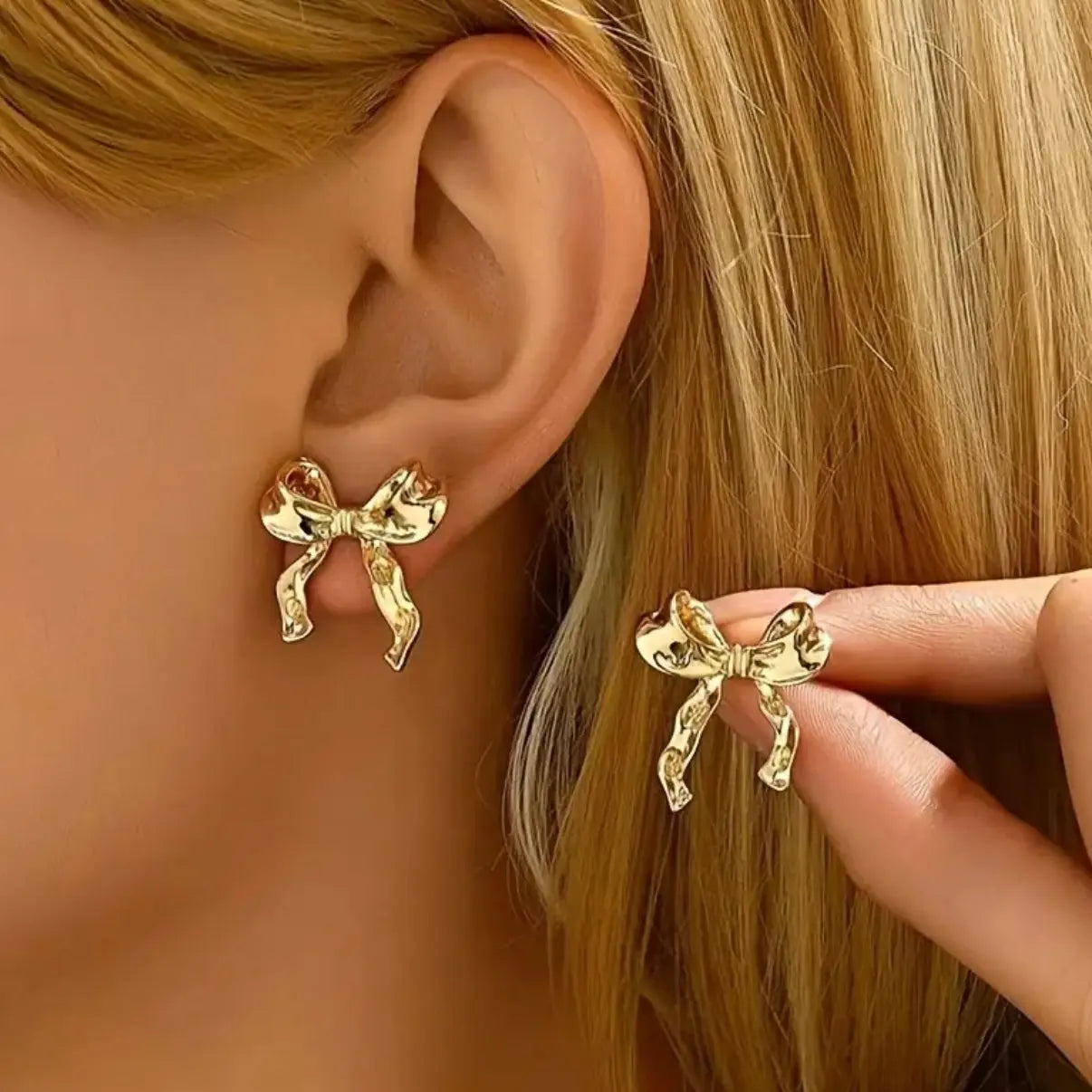 Katie Bow Earrings Ribboned Collective
