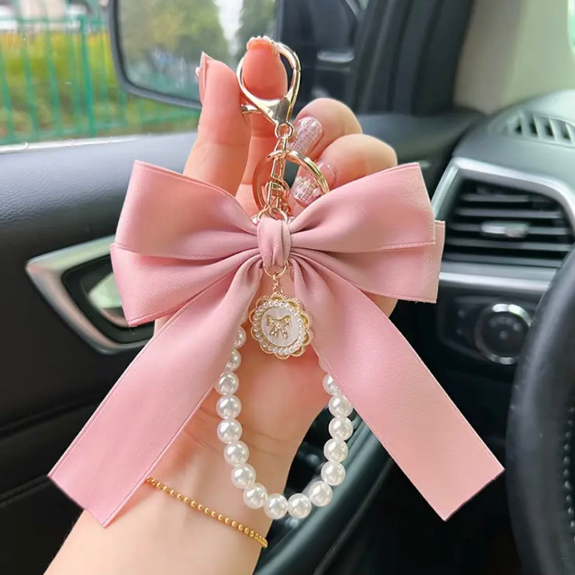 Blush Elegance Key Charm.