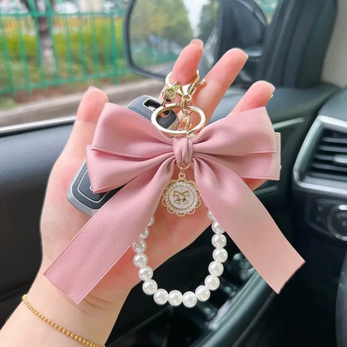 Blush Elegance Key Charm.