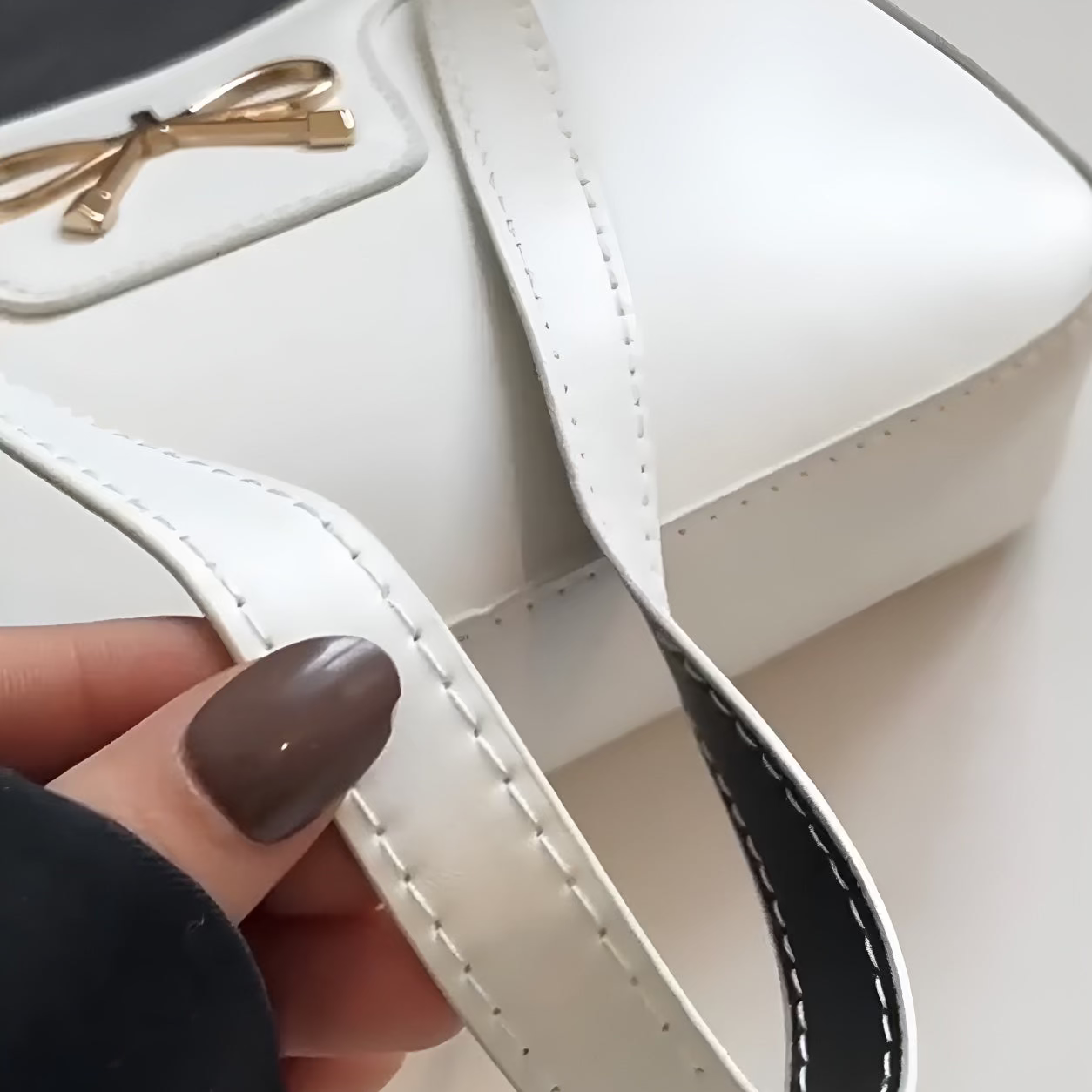 Sabine Blanc Bow Bag.