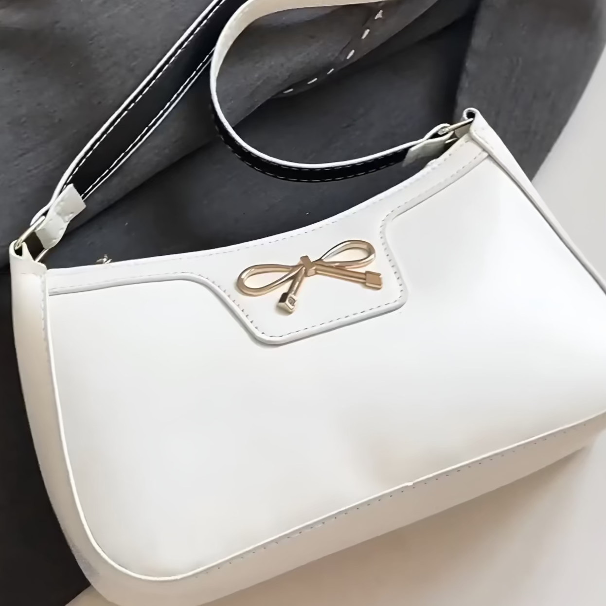 Sabine Blanc Bow Bag.