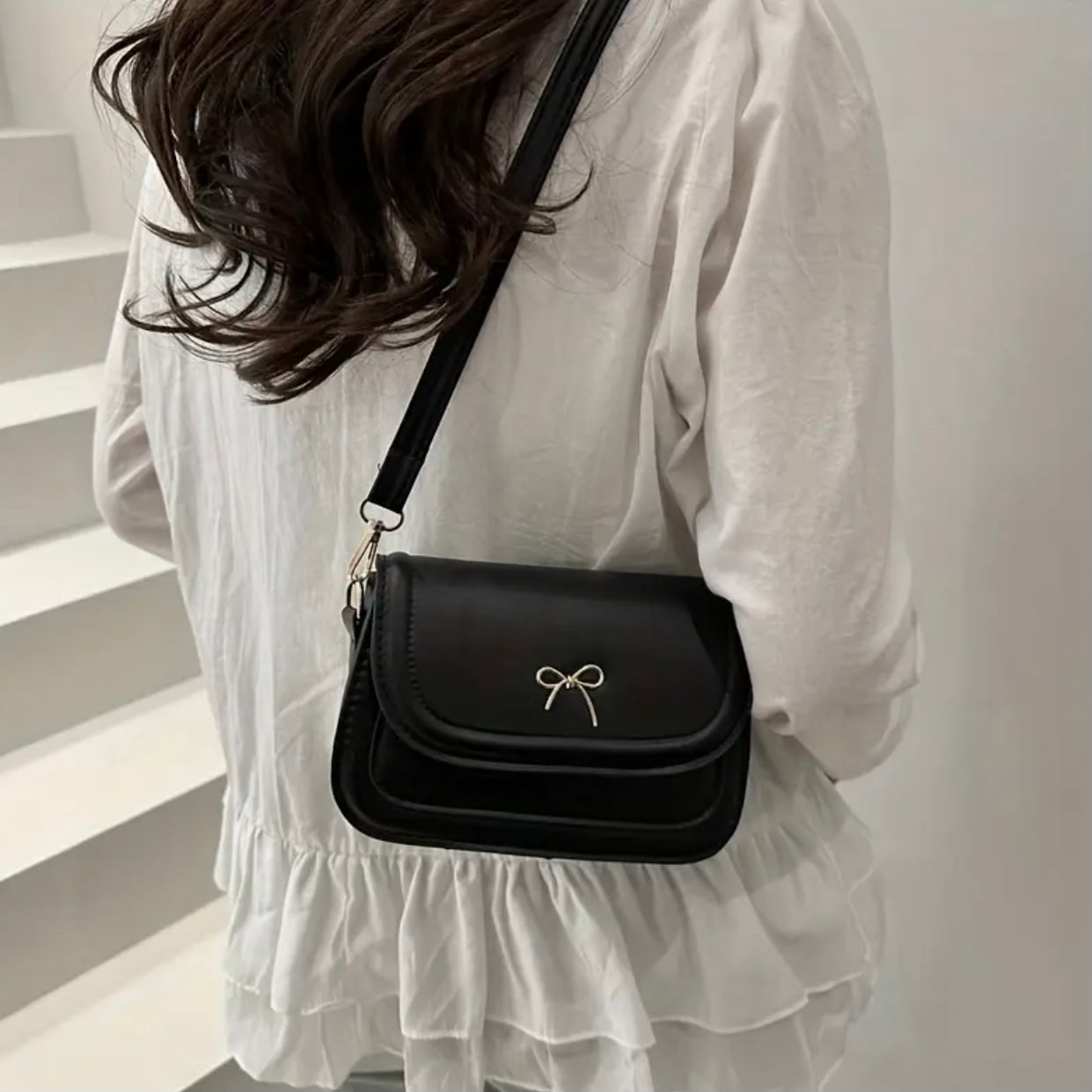 Celeste Noir Crossbody Bag.