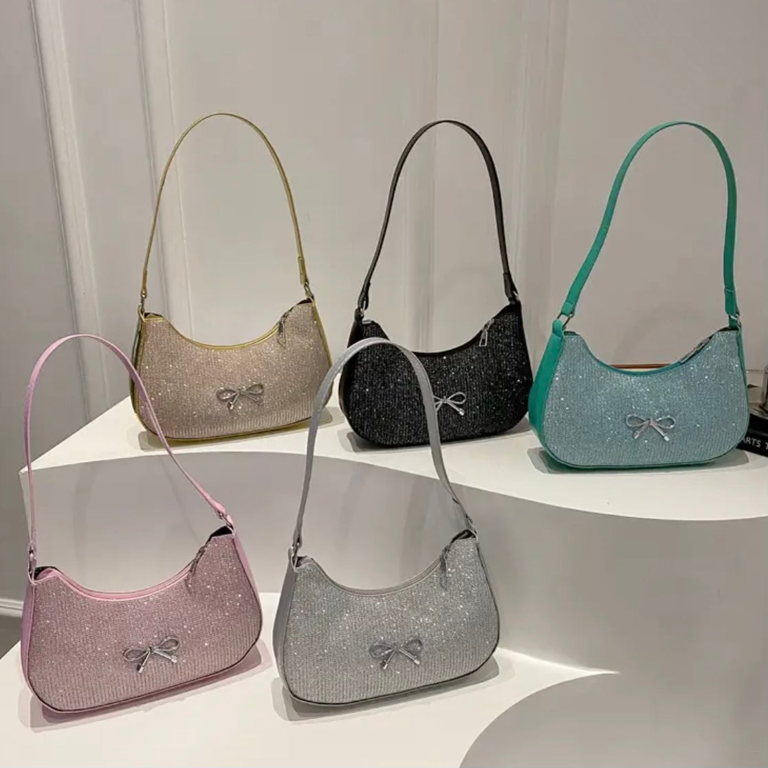 Aria Bow Bag – Onyx