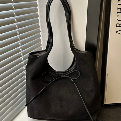 Amara Charcoal Bow Bag