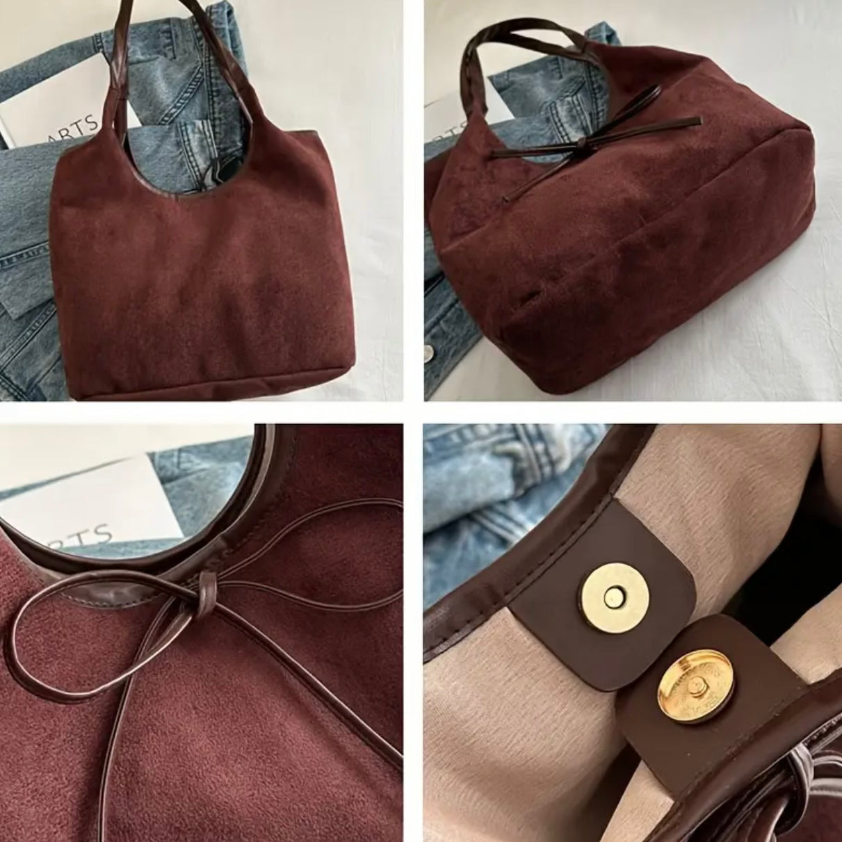 Amara Espresso Bow Bag