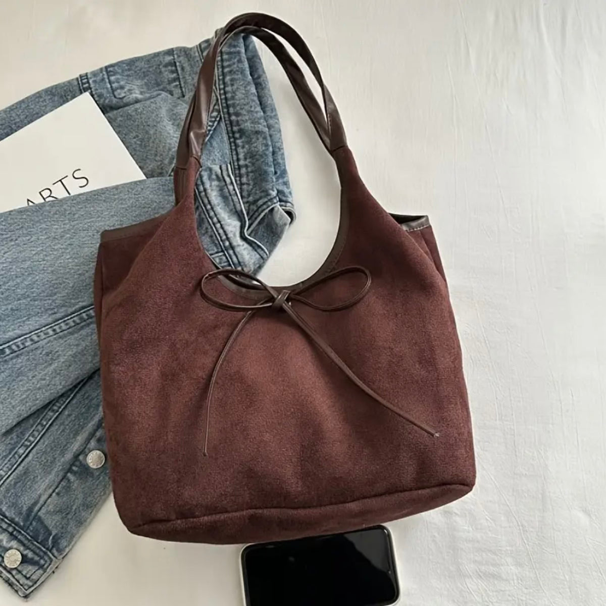 Amara Espresso Bow Bag
