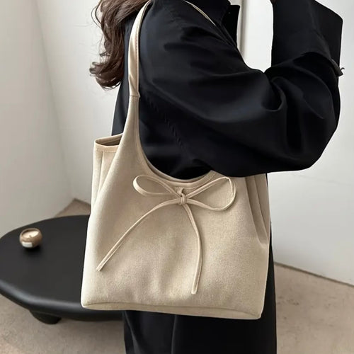 Amara Latte Bow Bag